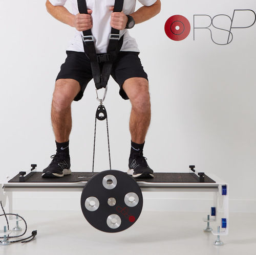 Aparelho de musculação cadeira extensora - RSP SQUAT - RSP Inercial performance - agachamento (squat) / para reabilitação