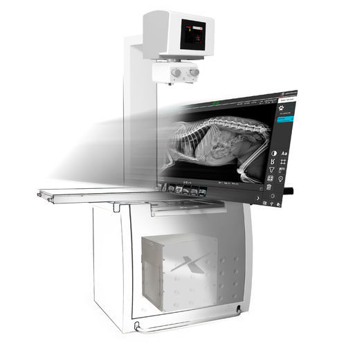 Sistema de radiografia veterinária digital - ALMA VT DR - Almax Imaging
