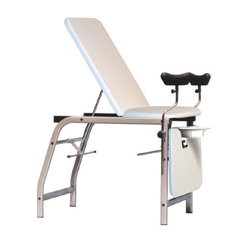 Mesa de exame para ginecologia - MO00037 - CALDARA - manual / com encosto regulável / com altura fixa