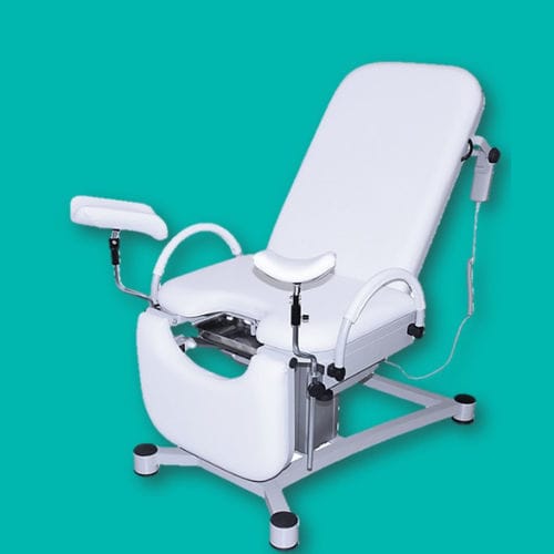 Mesa de exame para ginecologia - 3XL37P - CALDARA - elétrica / com encosto regulável / articulada em 3 seções