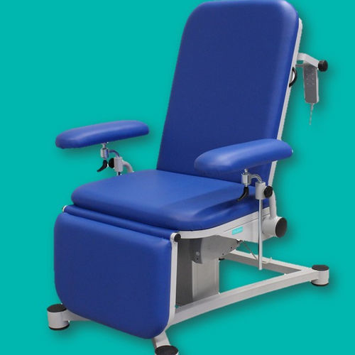 Cadeira de exame universal - 3XL47 - CALDARA - mecânica / com encosto regulável / com apoio para pernas