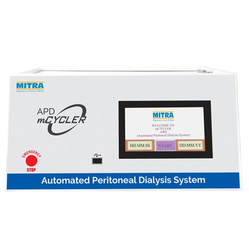 Sistema de diálise peritoneal para internação domiciliar - APD m.Cycler - MITRA Industries - portátil / com tela sensível ao toque
