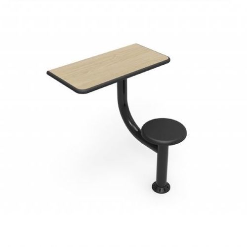 Mesa para sala de espera - Cranium Medical Products - quadrada / com cadeira integrada / de parede