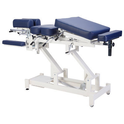 Maca de quiropraxia mecânico - ME4800 - Mettler Electronics - com rodízios / com apoios de braços / com apoio de cabeça