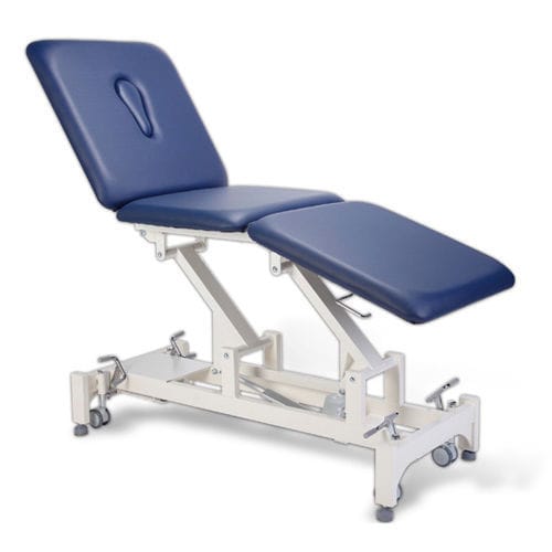Mesa de massagem elétrica - ME4600 - Mettler Electronics - com rodízios / com encosto regulável / articulada em 3 seções