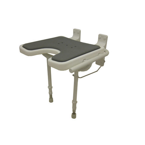 Cadeira de banho sem encosto - 3005 - Equa OÜ - dobrável / de parede / em material plástico