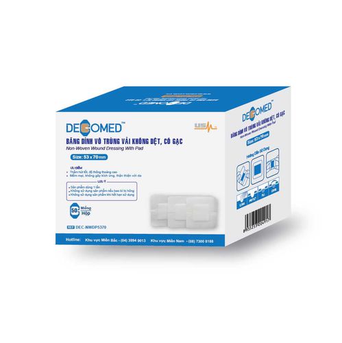 Curativo respirável - DEC-NWDP series - USM Healthcare Medical Devices Factory - em tecido não tecido (TNT)