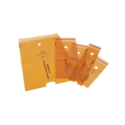 Bolsa para produtos farmacêuticos - BFA 0 series - M.&G. INTL srl - em polietileno / em material plástico / adesiva