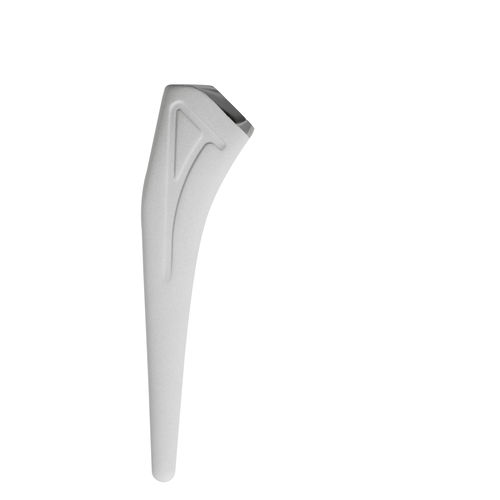 Haste femoral não cimentada - ACOR® - Amplitude Surgical - para lado direito / para lado esquerdo