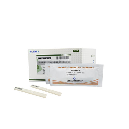 Kit de teste de infarto do miocárdio - cTnI/CK-MB - Guangzhou KOFA Biotechnology Co.,Ltd. - cTnI / de creatina quinase / de soro