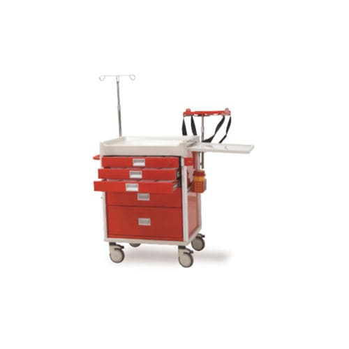 Carrinho hospitalar - MCC-01 - Tali Medical - de emergência / para instrumental / para desfibrilador