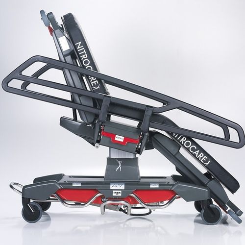 Carro-maca de transporte - NT Q7 - HNT Medical - hidráulico / com altura regulável / com encosto regulável