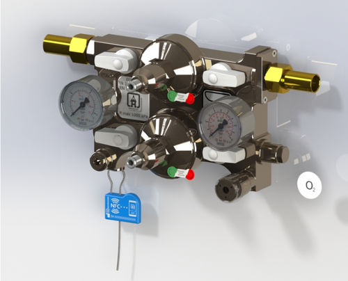 Regulador de pressão O2 - HG160OXNAAFN - BEHRINGER - de ar / de CO2 / de N2O