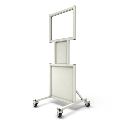 Biombo de proteção radiológica de raios X - LB-2024-N  - Phillips Safety Products - móvel / com visor