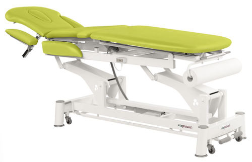 Mesa de massagem elétrica - C5531 M47  - JFB International - com rodízios / com apoios de braços / articulada em 4 seções
