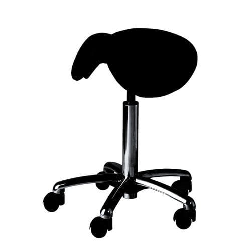 Mocho hospitalar - JFB-022-1100 - JFB International - pneumático / com rodízios / em forma de sela