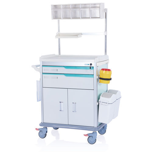 Carrinho hospitalar - W3715 - Sichuan Yufeng Medical Equipment Co., Ltd. - de anestesia / para instrumental / para dispositivos médicos