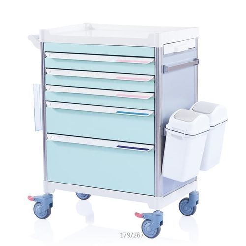 Carrinho hospitalar - W3922 - Sichuan Yufeng Medical Equipment Co., Ltd. - para hospital / para medicamentos / coletor de lixo