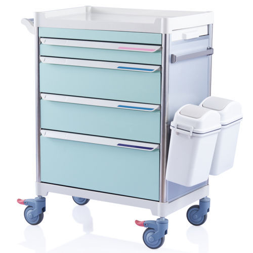 Carrinho hospitalar - W3923 - Sichuan Yufeng Medical Equipment Co., Ltd. - para medicamentos / coletor de lixo / para distribuição de medicamentos