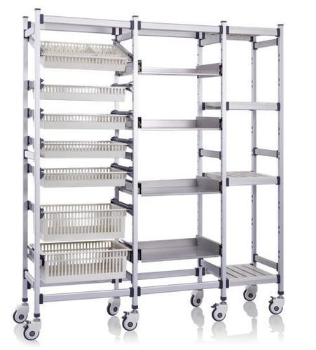 Estante com 3 prateleiras - P2607 - Sichuan Yufeng Medical Equipment Co., Ltd. - para caixas / para cestos / para farmácia