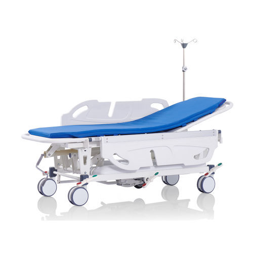 Carro-maca de transporte - J3708 - Sichuan Yufeng Medical Equipment Co., Ltd. - para transferência de pacientes / de transferência / manual