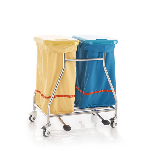 Carrinho para roupa suja - N1703 - Sichuan Yufeng Medical Equipment Co., Ltd. - médico-hospitalar / para hospital / de transporte