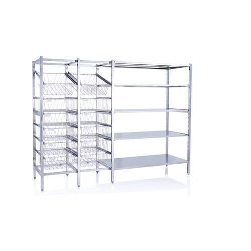 Estante modular - P3906 - Sichuan Yufeng Medical Equipment Co., Ltd. - para farmácia / de esterilização / em aço inoxidável