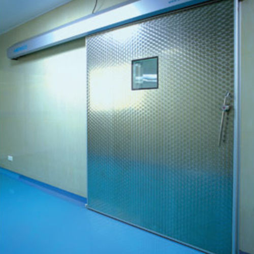 Porta de proteção radiológica - AMENSCO MEDICAL TECHNOLOGIES - para sala de cirurgia / de correr / de abrir