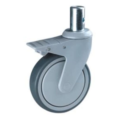 Roda para carrinho hospitalar - P93GSB-4 - Xinchen Caster Wheels - para cama hospitalar / para maca / com freio