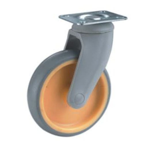 Roda para carrinho hospitalar - P95SP-4 - Xinchen Caster Wheels - para cama hospitalar / com freio / em poliamida