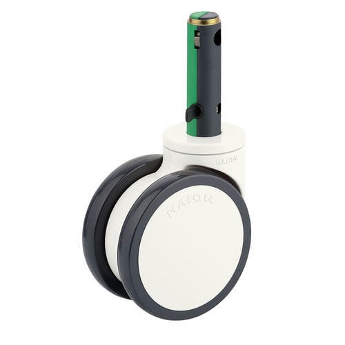 Roda para cama hospitalar - H366-1A150UNB(2FT) - Haion Caster - para carrinho hospitalar / para mesa cirúrgica / com freio
