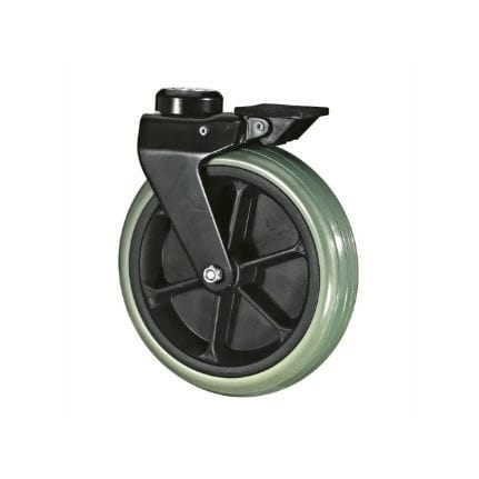 Roda em poliuretano - M901-200K	 - Longfen Caster - em polipropileno