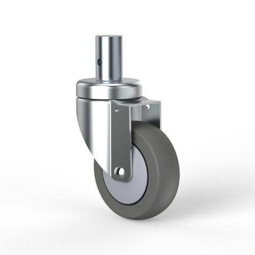 Roda para cama hospitalar - T03PEP100D04B - TKS Casters - giratória