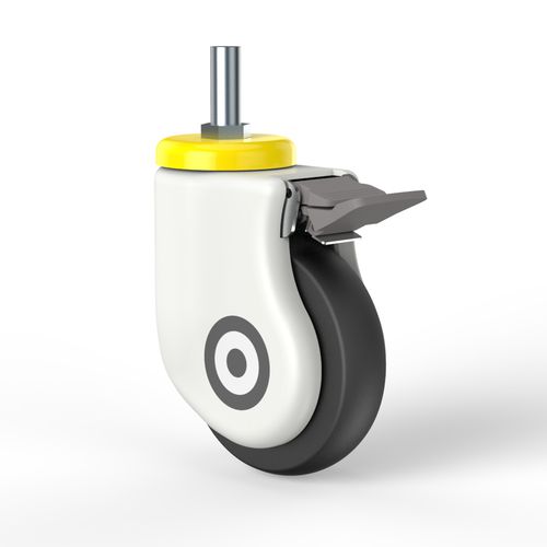 Roda para cama hospitalar - 5ELPA7GPA - TKS Casters - com freio / giratória