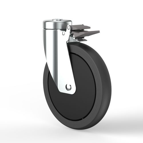 Roda para maca - 8ELPB2GA - TKS Casters - com freio / giratória