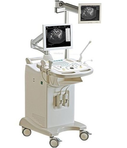 Aparelho de ultrassom com carrinho - KU3200 - Wuxi Cansonic Medical - ginecológico e obstétrico / em preto e branco