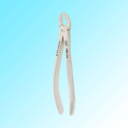 Fórceps odontológico para raízes dentárias - 1208-1116 - New Surgical Instruments Co. - para molares / inglês