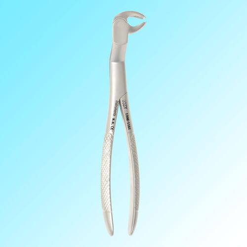 Fórceps odontológico para molares - 1208-1161 - New Surgical Instruments Co. - para dentes do ciso / inglês