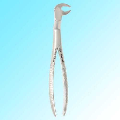 Fórceps odontológico para molares inferiores - 1208-1163 - New Surgical Instruments Co. - inglês