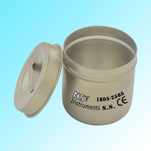 Tambor de esterilização para instrumentos odontológicos - 1805-2565 - New Surgical Instruments Co. - para curativos / em aço inoxidável / liso