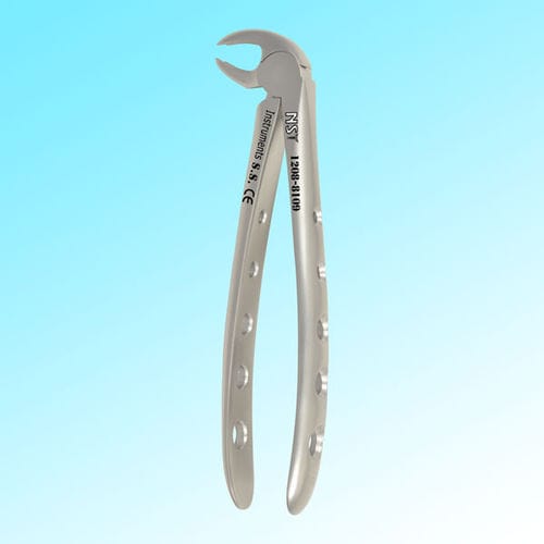 Fórceps odontológico para molares inferiores - 1208-8109 - New Surgical Instruments Co. - inglês