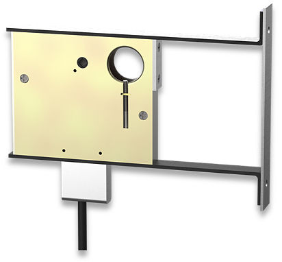 Fechadura para porta hospitalar - 9500VRB - Accurate Lock & Hardware - mecânica