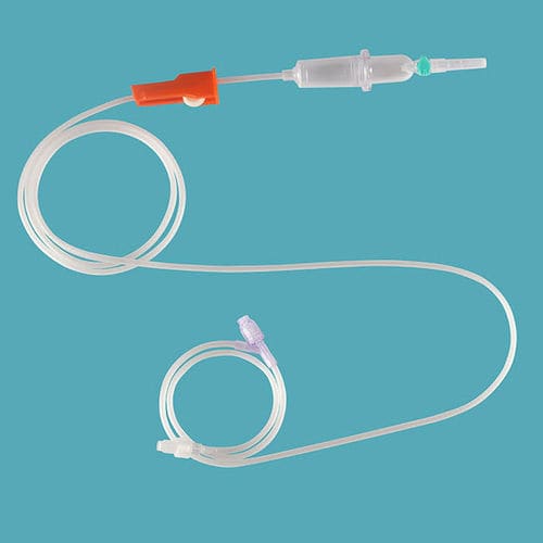 Kit de infusão com conector em Y - IV-01 - Taizhou Safefusion Medical Instruments - com filtro de partículas / com torneira / com componentes sem latex