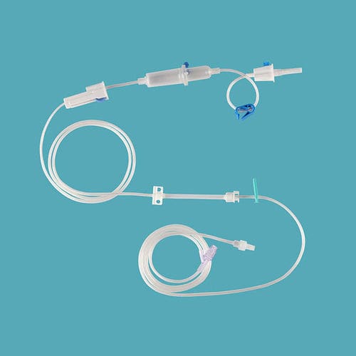 Kit de infusão com câmara de gotejamento - IVP-012 - Taizhou Safefusion Medical Instruments - com conector em Y / com torneira / com componentes sem latex