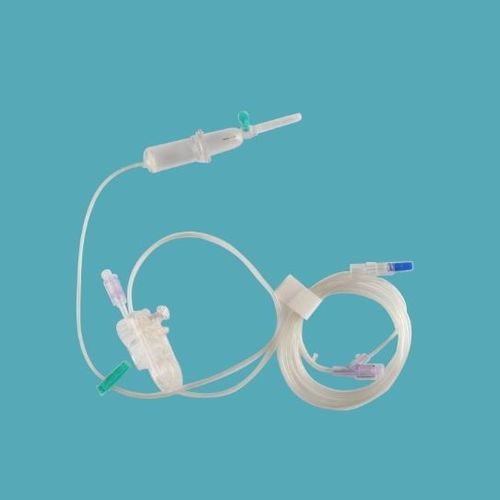Kit de infusão em polietileno - 14017 - Taizhou Safefusion Medical Instruments - com câmara de gotejamento / com conector em Y / com filtro de partículas