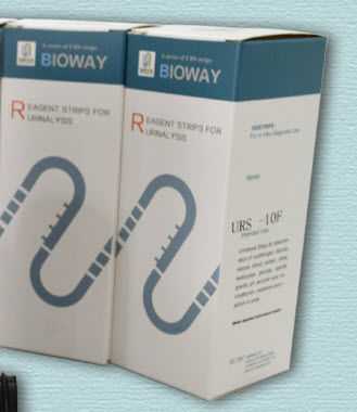 Tira de teste para análise de urina - Bioway Biological Technology Co.,Ltd - de microalbumina / de creatinina / de urina