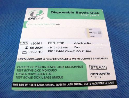 Kit de teste de esterilização - TP01 - EFELAB SRL - Bowie-Dick