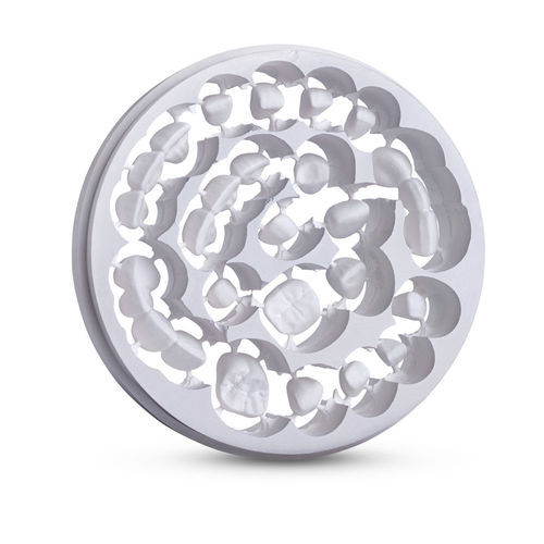 Material dentário em zircônia - BruxZir® Esthetic - Glidewell Direct - de fresagem / branco