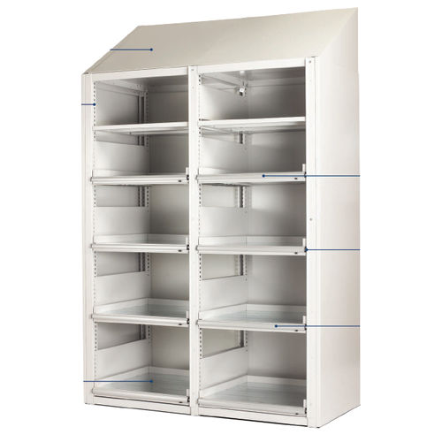 Armário para hospital - Modu-Max CTS HD - DSI  - com prateleiras / com gavetas / modular