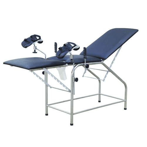 Mesa para exame ginecológico - AG-C307 - Jiangsu Aegean Technology - manual / articulada em 3 seções / azul